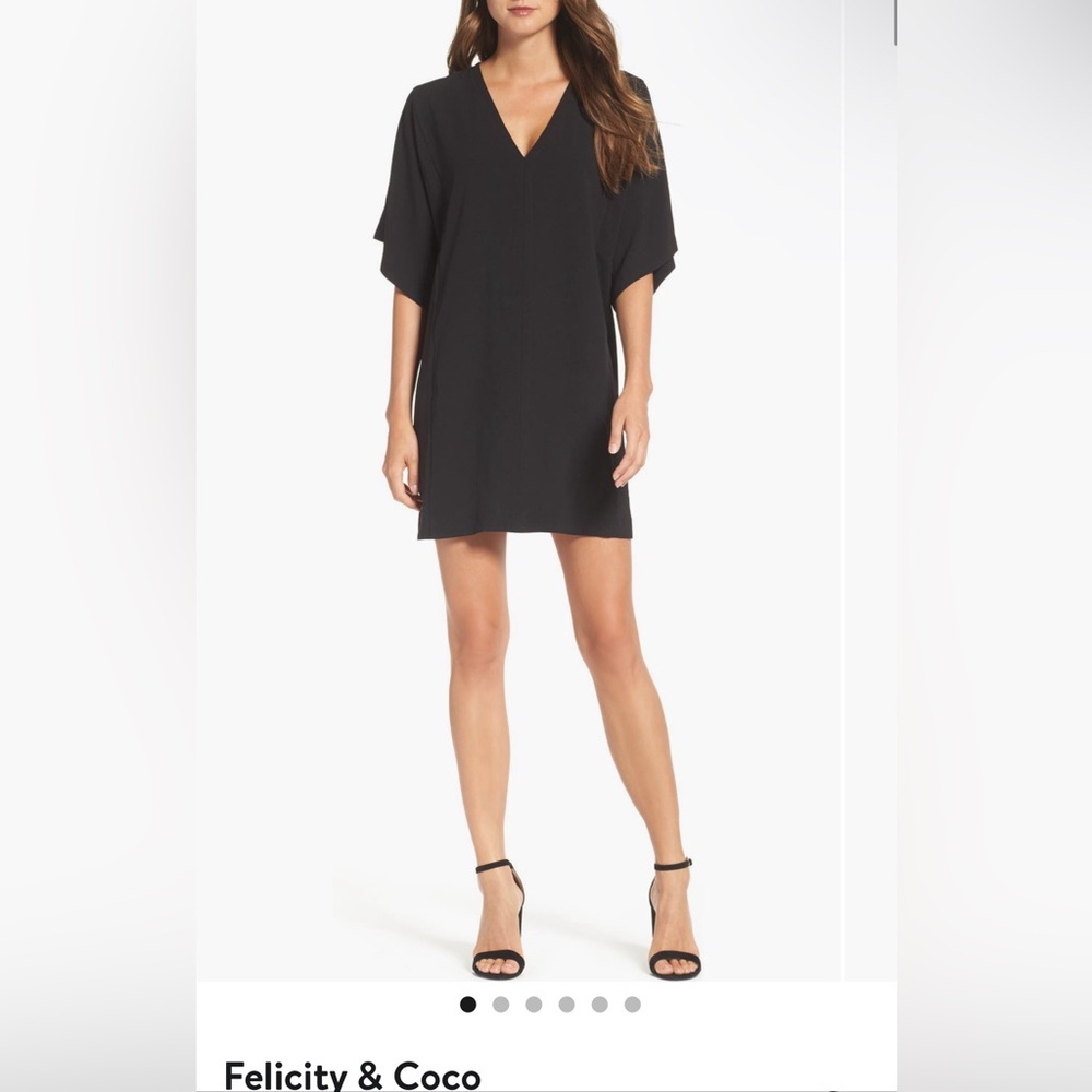 Black sheath dress